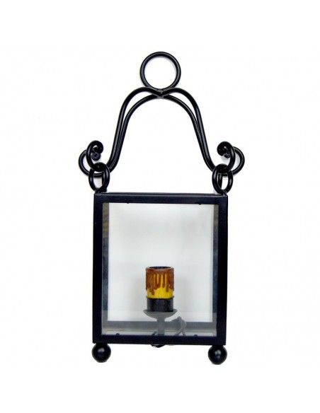APLIQUE DE PARED INTERIOR FORJA NEGRO