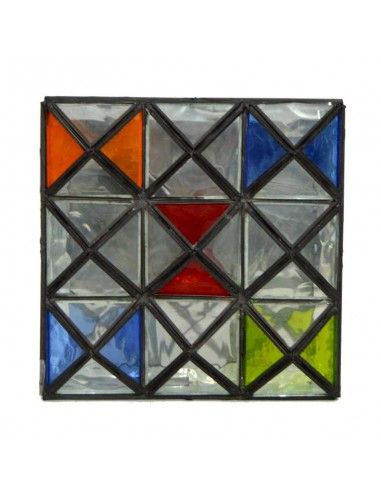 PLAFON DE TECHO RUSTICO LUNA MULTICOLOR