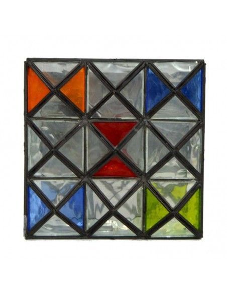 PLAFON DE TECHO RUSTICO LUNA MULTICOLOR