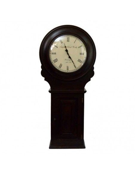 RELOJ DE SOBREMESA REPLICA ANTIGUO CON CAJON