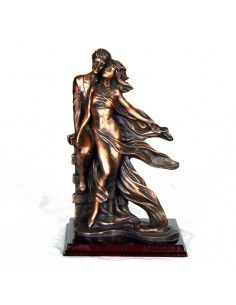 FIGURA DE PAREJA RESINA COBRIZO