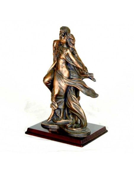FIGURA DE PAREJA RESINA COBRIZO