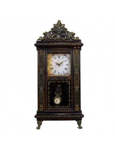 RELOJ DE SOBREMESA REPLICA ANTIGUO CON PENDULO