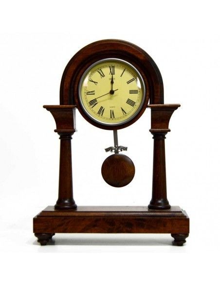 RELOJ DE SOBREMESA CON PENDULO VINTAGE