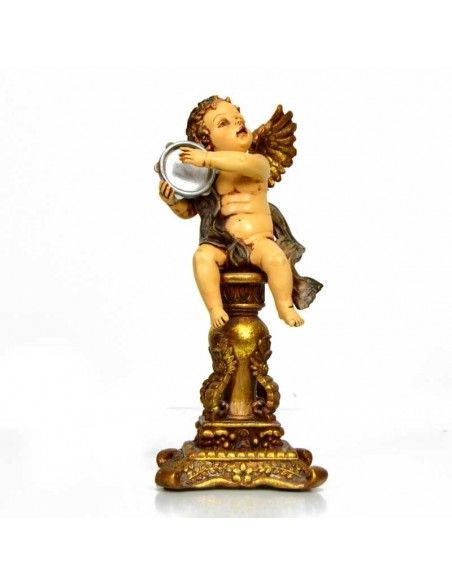 FIGURA DE ANGEL CON PANDERETA
