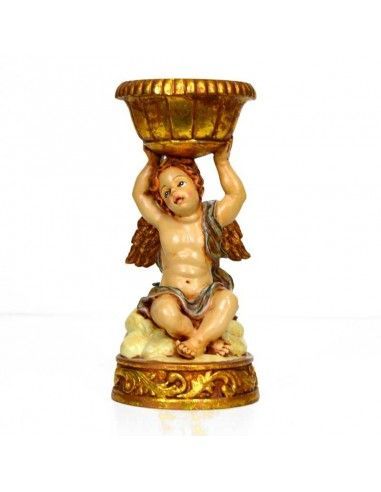 FIGURA DE ANGEL PORTAVELAS
