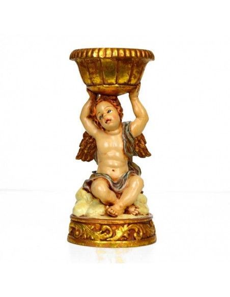 FIGURA DE ANGEL PORTAVELAS