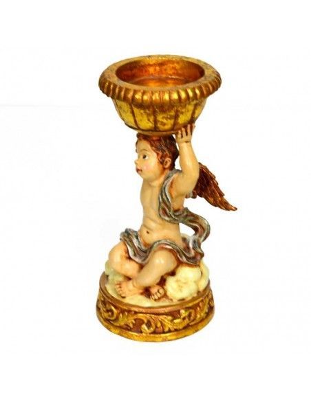 FIGURA DE ANGEL PORTAVELAS