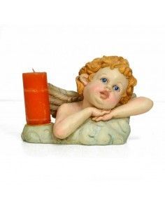 FIGURA DE ANGEL PORTAVELAS