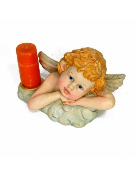 FIGURA DE ANGEL PORTAVELAS
