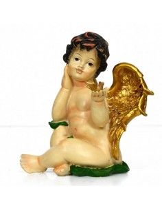 FIGURA DE ANGEL CON PALOMA EN LA MANO