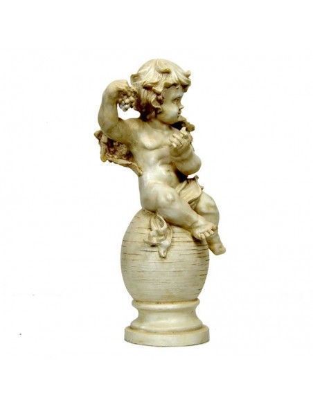 FIGURA DE ANGEL CON PALOMA EN LA MANO