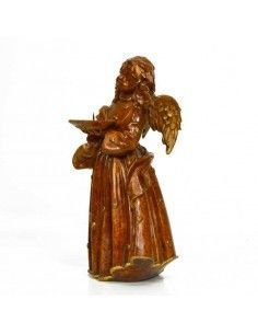 FIGURA DE ANGEL CON PORTAVELAS 2