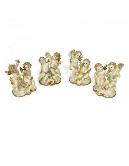 FIGURAS DE ANGELES SET DE CUATRO