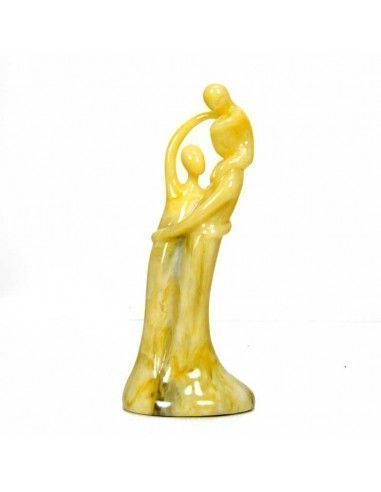 FIGURA DE PAREJA EN MARMOL ONIX