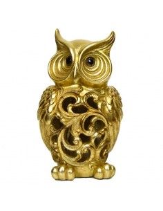 FIGURA BUHO PAN DE ORO