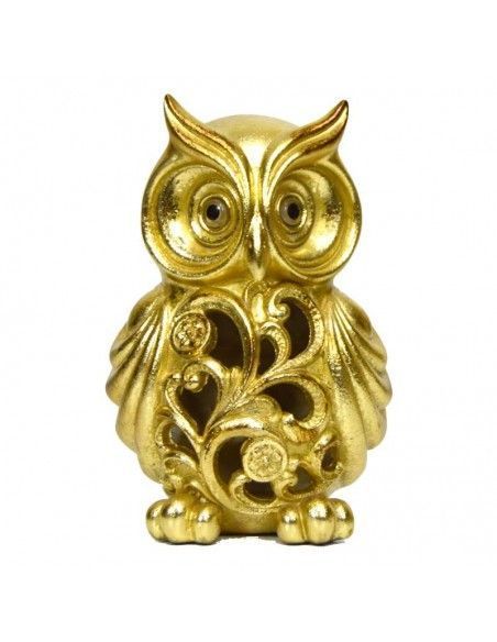 FIGURA BUHO PAN DE ORO