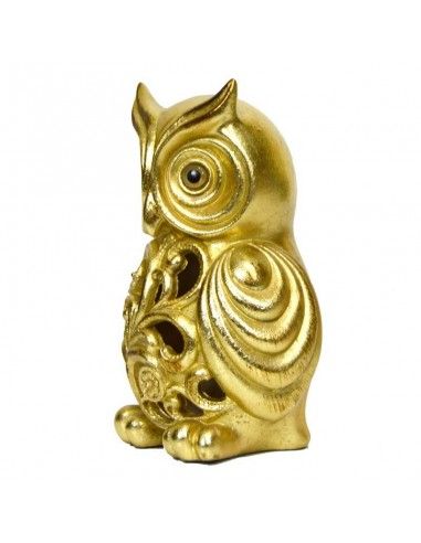 FIGURA BUHO PAN DE ORO