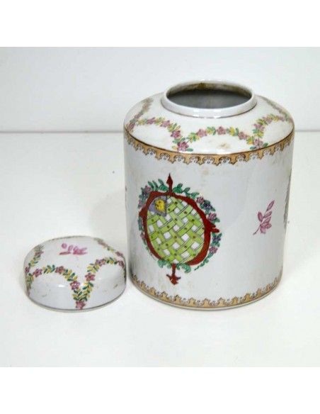 TIBOR DE PORCELANA ANTIGUO