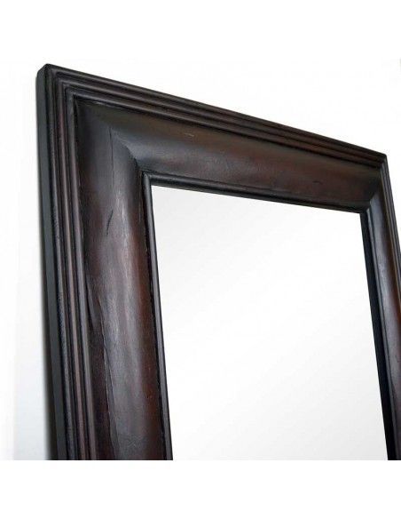 ESPEJO DE MADERA NOGAL