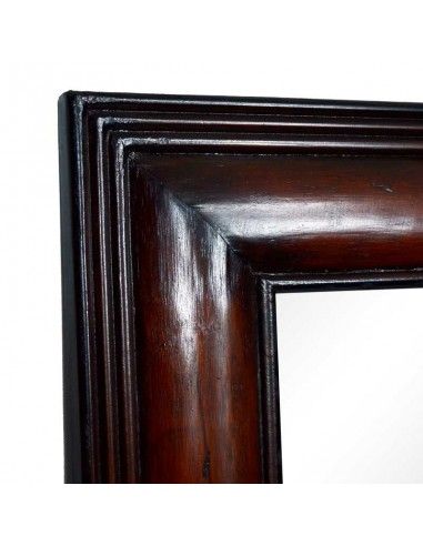 ESPEJO DE MADERA NOGAL
