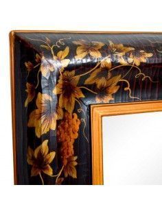 ESPEJO DE MADERA PARRA DE UVA 2