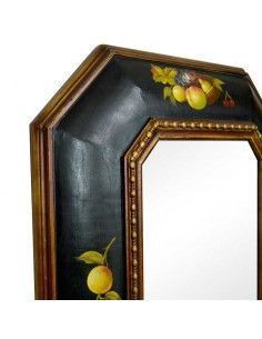 ESPEJO EN MADERA CON FRUTA 2