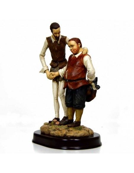 FIGURA DON QUIJOTE Y SANCHO PANZA
