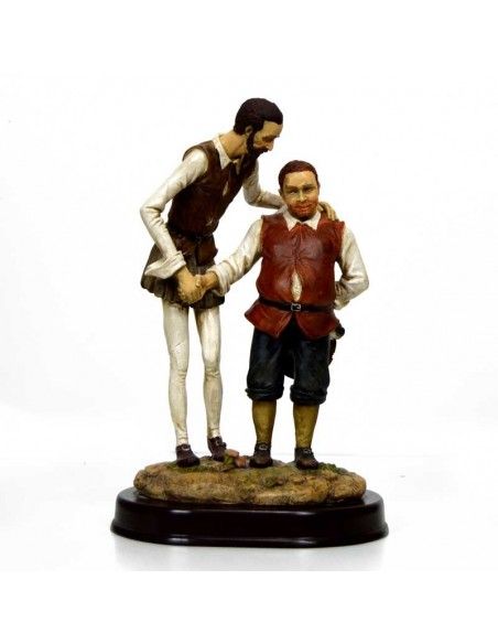 FIGURA DON QUIJOTE Y SANCHO PANZA