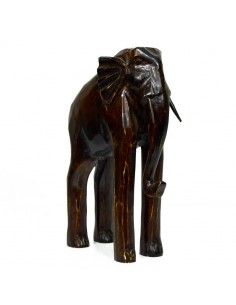 ELEFANTE DE MADERA NOGAL 2