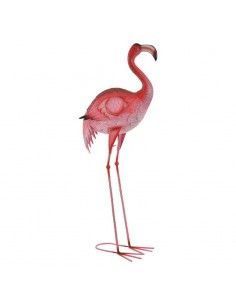 FIGURA FLAMENCO METAL ROJO
