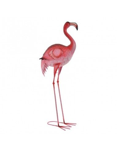 FIGURA FLAMENCO METAL ROJO