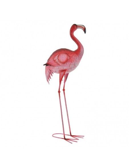FIGURA FLAMENCO METAL ROJO