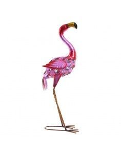 FIGURA FLAMENCO METAL ROJO