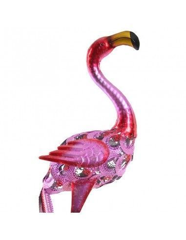FIGURA FLAMENCO METAL ROJO