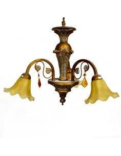 LAMPARA DE TECHO VINTAGE TRES LUC