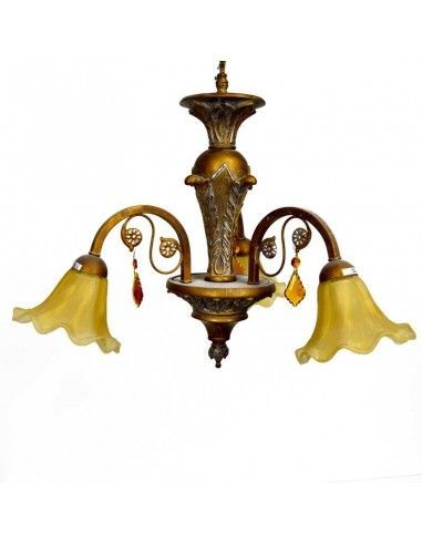LAMPARA DE TECHO VINTAGE TRES LUC