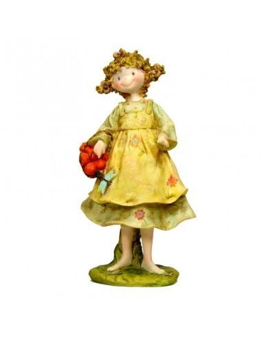 FIGURA DE NIÑOS RECOGIENDO MANZANAS