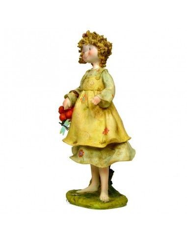 FIGURA DE NIÑOS RECOGIENDO MANZANAS