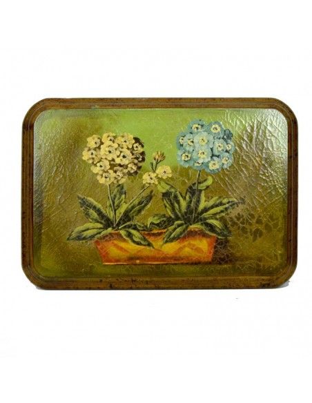CUADRO DE FLORES EFECTO VINTAGE