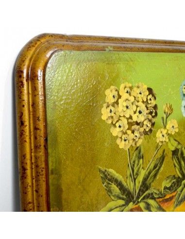 CUADRO DE FLORES EFECTO VINTAGE