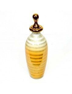 TIBOR DE VIDRIO CREMA - ORO 2